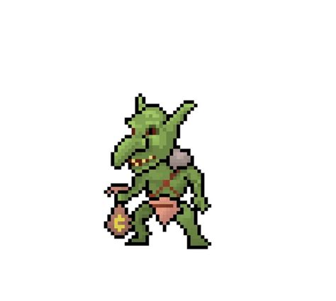 [Newbie] [CC]Goblin : PixelArt | Pixel art characters, Pixel art tutorial, Pixel art