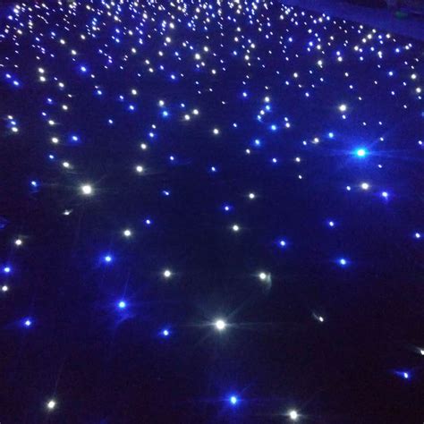 Wholesale Price Led Star Cloth Rgbw Blue White Led Star Light Cloth Drop Curtain Led Twinkling