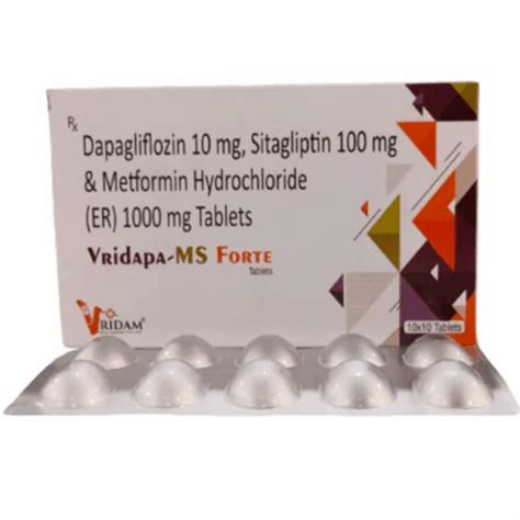 Dapagliflozin Mg Metformin Sr Mg Sitagliptin Mg