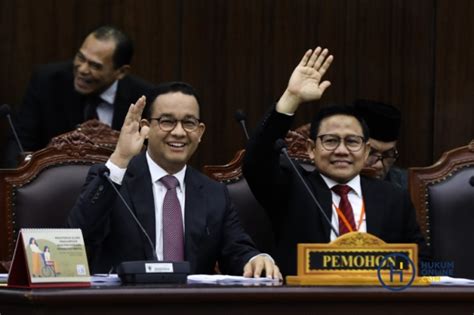 Potret Sidang Perdana Sengketa Pilpres Pemohon Anies Muhaimin