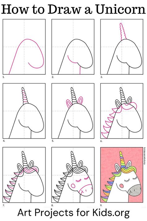 Learn How To Draw A Unicorn With An Easy Step By Step Tutorial