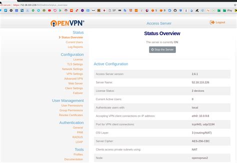 OpenVPN OpenVPN Access Server Set Up And AWS VPC Peering Configuration