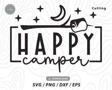 Happy Camper Svgcamping Svgcamp Life Svgcamping Shirt Etsy