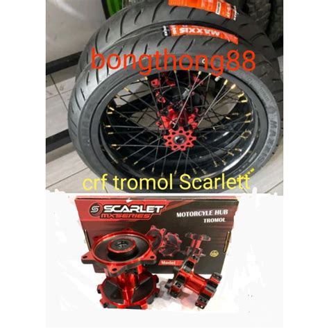 Jual Sepaket Velg Tromol Scarlett Zox Premium Crf Velg Rossi Sprint