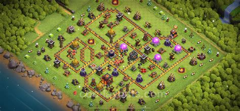 farming base   link anti  stars clash  clans town hall
