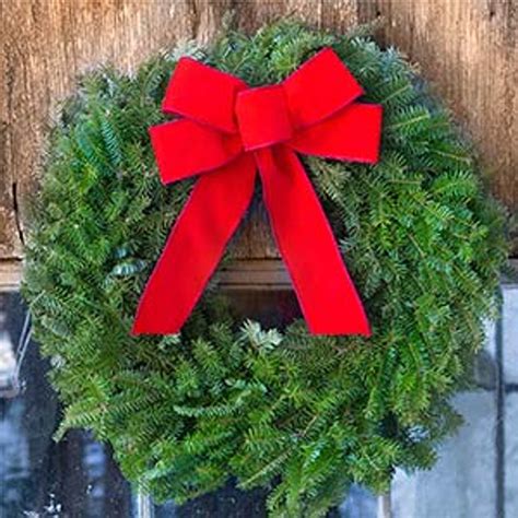 Classic Maine Balsam Wreath Fresh Christmas Wreath For Diy Holiday Decor