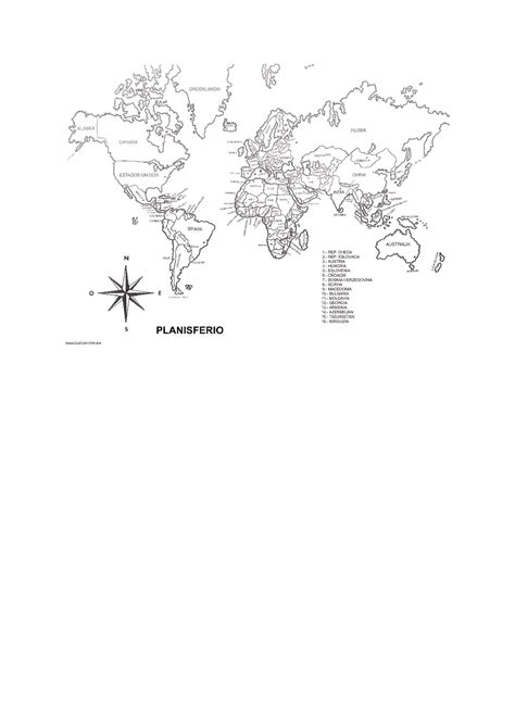 Actualizar Imagen Mapa Planisferio Con Nombres Brasil Sexiz Pix