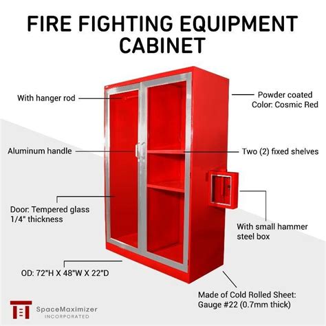 Fire Fighting Equipment Cabinet Health Nutrition Medical Supplies