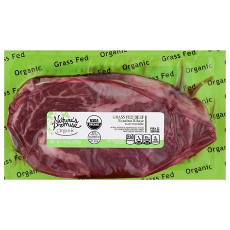 Save On Natures Promise Organic Beef Rib Eye Steak Grass Fed Fresh Order Online Delivery Giant