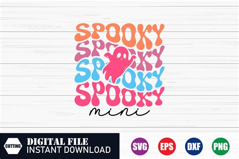 Spooky Mini Wave Spooky Halloween Svg Graphic By Exclusive Crafts