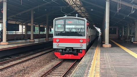 Kompilasi Kereta KRL Commuter Line Di Stasiun Cikini Ada JR 205 TM