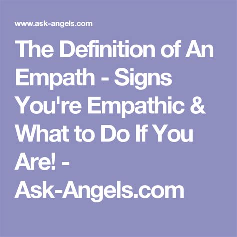 Signs You Are An Empath What It Means And What You Should Do Ask