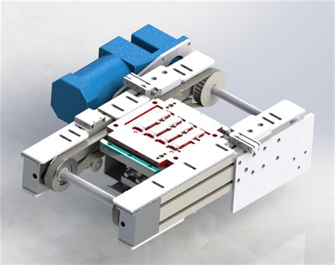 输送线（带180度翻转机构）3d模型下载 三维模型 Solidworks模型 制造云 产品模型