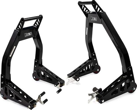 Buy Venom Sport Bike Motorcycle Front Rear Combo Lift Stands Black