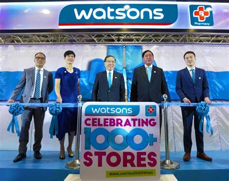 Watsons Philippines Unveils Its 1 000th Store In Manila Orange Magazine