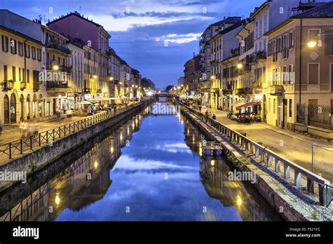 Navigli milan canal hi-res stock photography and images - Alamy