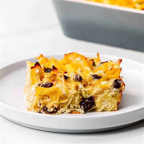 kugel recipe jewish baked noodle pudding posh journal
