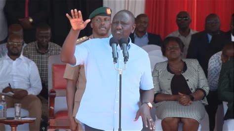 Live President Ruto In Railas Homa Bay Home Turf To Launch