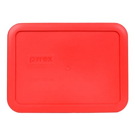 Pyrex 7210-PC 3-Cup, 7211-PC 6-Cup, and 7212-PC 11-Cup Red Food Storage ...