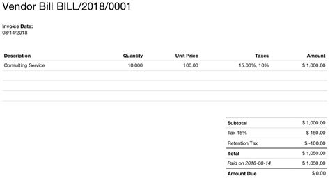 Manage Withholding Taxes Ledger And Payment To Government — Odoo 13 0 Documentation