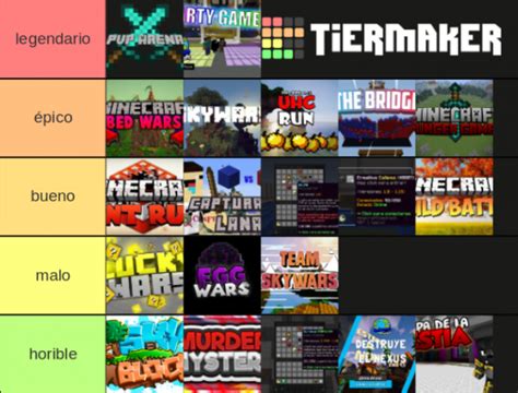 Tier List De Universocraft Universocraft