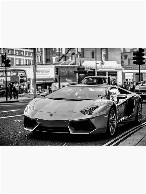 "black and white lambo" Sticker for Sale by kalvinklein | Redbubble