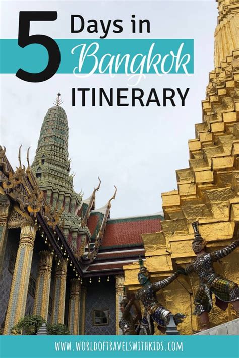 Ultimate Days Bangkok Itinerary Including Ayutthaya Tour Info