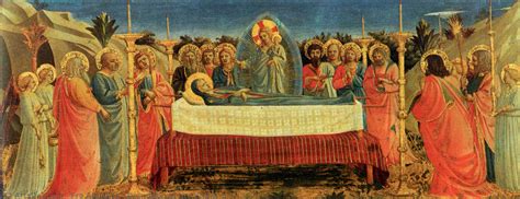 Reproductions De Peintures Dormition De La Vierge De Fra Angelico