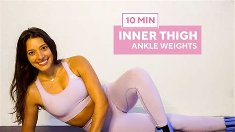 10 MIN INNER THIGH WORKOUT At Home Workout Ankle Weights Optional