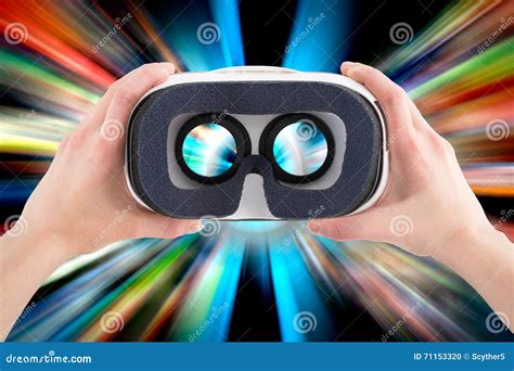 Virtual Vr Glasses Goggles Headset Concepts Stock Photo - Image of ...