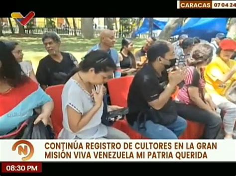 Registro De Cultores De La Gran Misi N Viva Venezuela Contin A En Todas