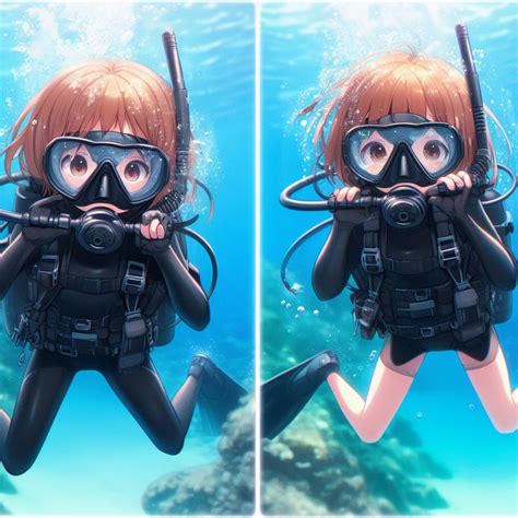 scuba girls by myart70 on DeviantArt