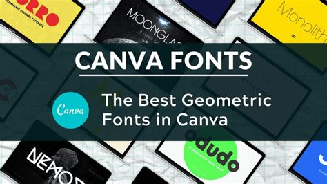 Best Geometric Fonts In Canva Blogging Guide