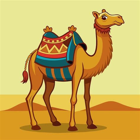 Premium Vector Camel Cartoon Vector Illustration