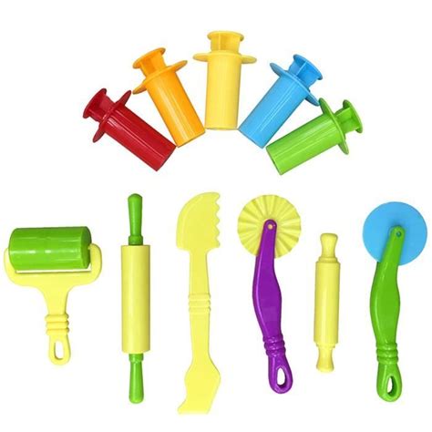 Outils de pâte à modeler 11 pcs moule à pâte à modeler jouets bricolage