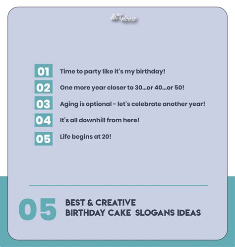 Catchy Birthday Cake Slogans Taglines Ideas Tiplance