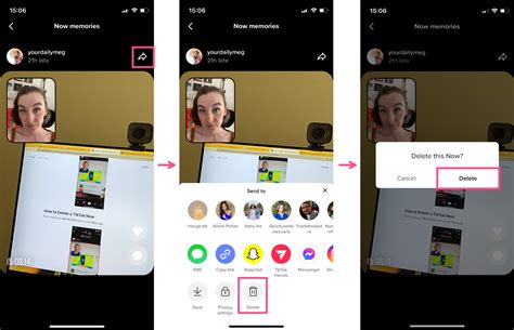 How To Delete Tiktok Now Posts And Memories