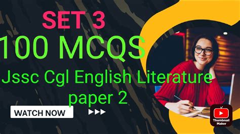 Jssc Cgl Paper English Language Mcqs Set Jssc Cgl English Language