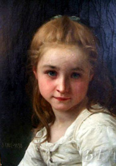 Jules Cyrille Cavé 1859 1940 French Ritratti Ragazze Bambini