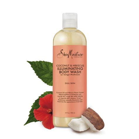 Sheamoisture Coconut And Hibiscus Illuminating Body Wash 13 Fl Oz