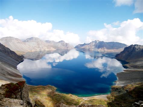 Heaven Lake | China - North Korea border : r/worldwonders