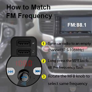 Firste Transmetteur Fm Radio Bluetooth De Voiture Adaptateur Bluetooth