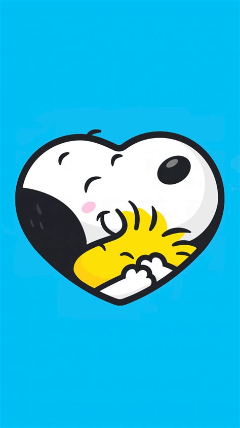 Snoopy Wallpaper 4k Woodstock Love Heart