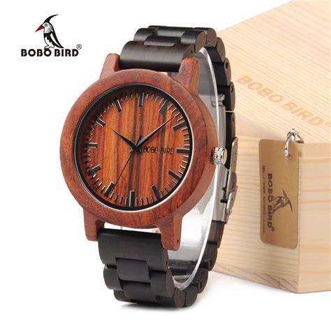 Bobo Bird Reloj Anal Gico De Madera M Para Hombre Accesorio De