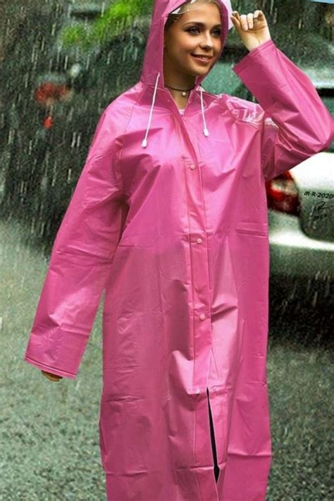 Pin By Danny On Very Very Nice X Pink Raincoat Rain Wear Rainwear Fashion