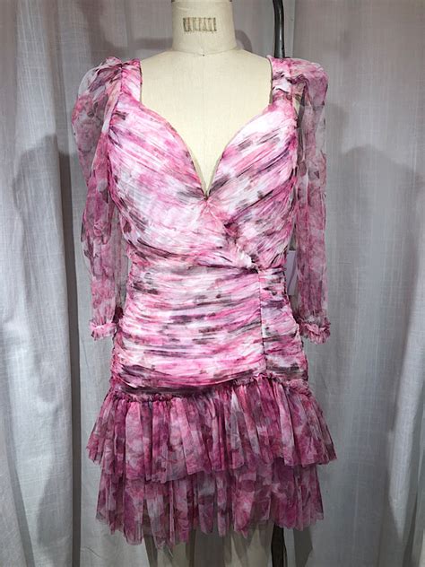 80s net mini dress, pink net mini dress, vintage 80s dress, vintage ...