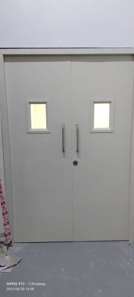 Single And Double Door Galvanized Steel Fire Resistant Doors At Rs 3300square Meter In Mumbai