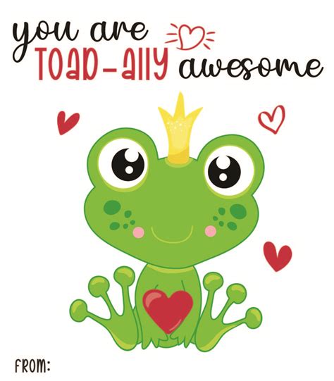 Fun Frog Valentine S Cards Printables Mom Does Reviews