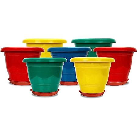 Kraft Seeds By Club Deluxe Plastic Planter With Trays For Home