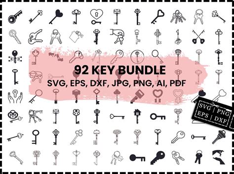 Key Svg Key Clipart Keys Svg Bundle Magic Key Svg Vintage Key Svg